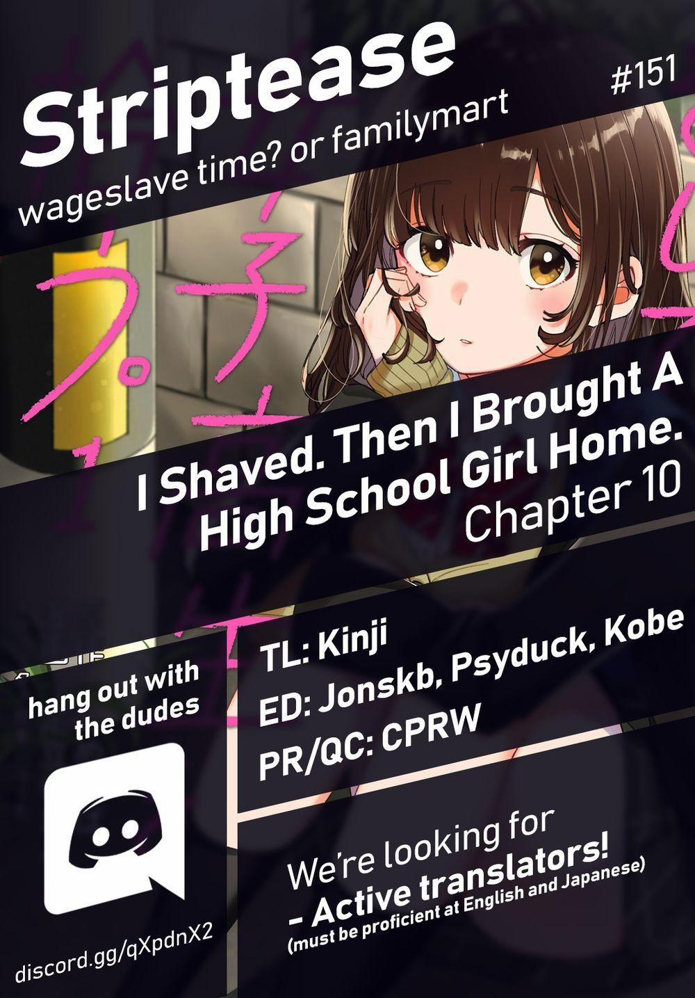 Hige Wo Soru. Soshite Joshikosei Wo Hirou 10 trang 1