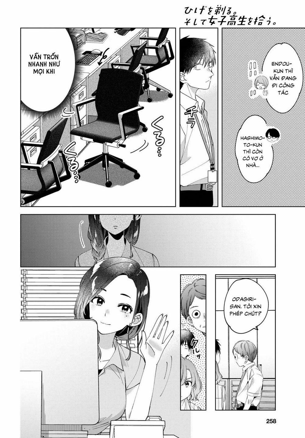 Hige Wo Soru. Soshite Joshikosei Wo Hirou 13 trang 10