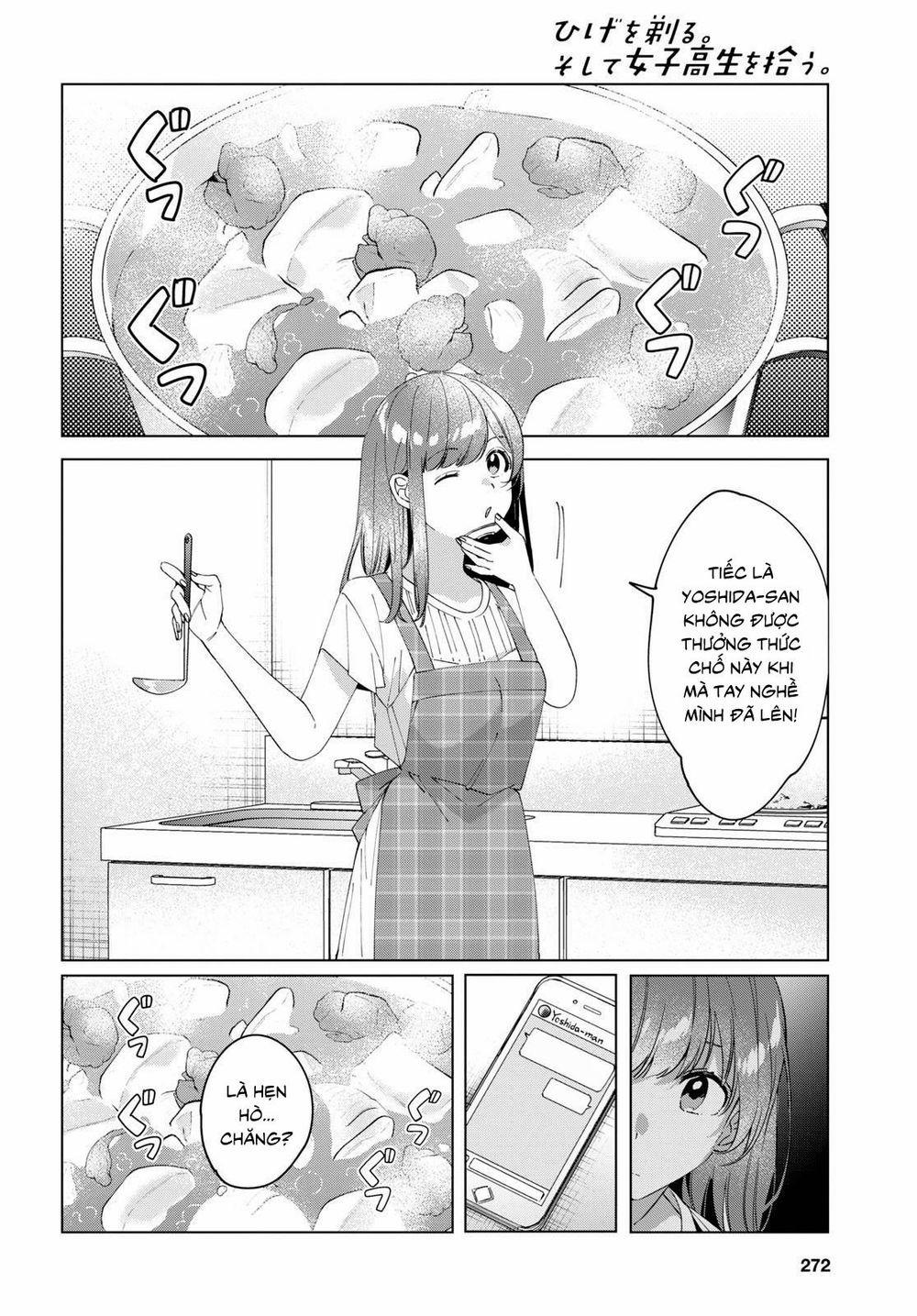 Hige Wo Soru. Soshite Joshikosei Wo Hirou 13 trang 24