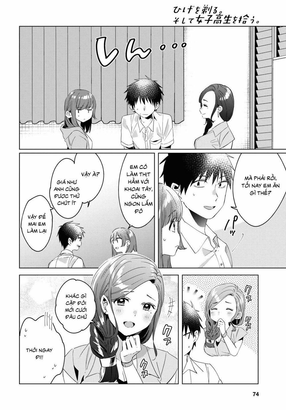 Hige Wo Soru. Soshite Joshikosei Wo Hirou 15 trang 24