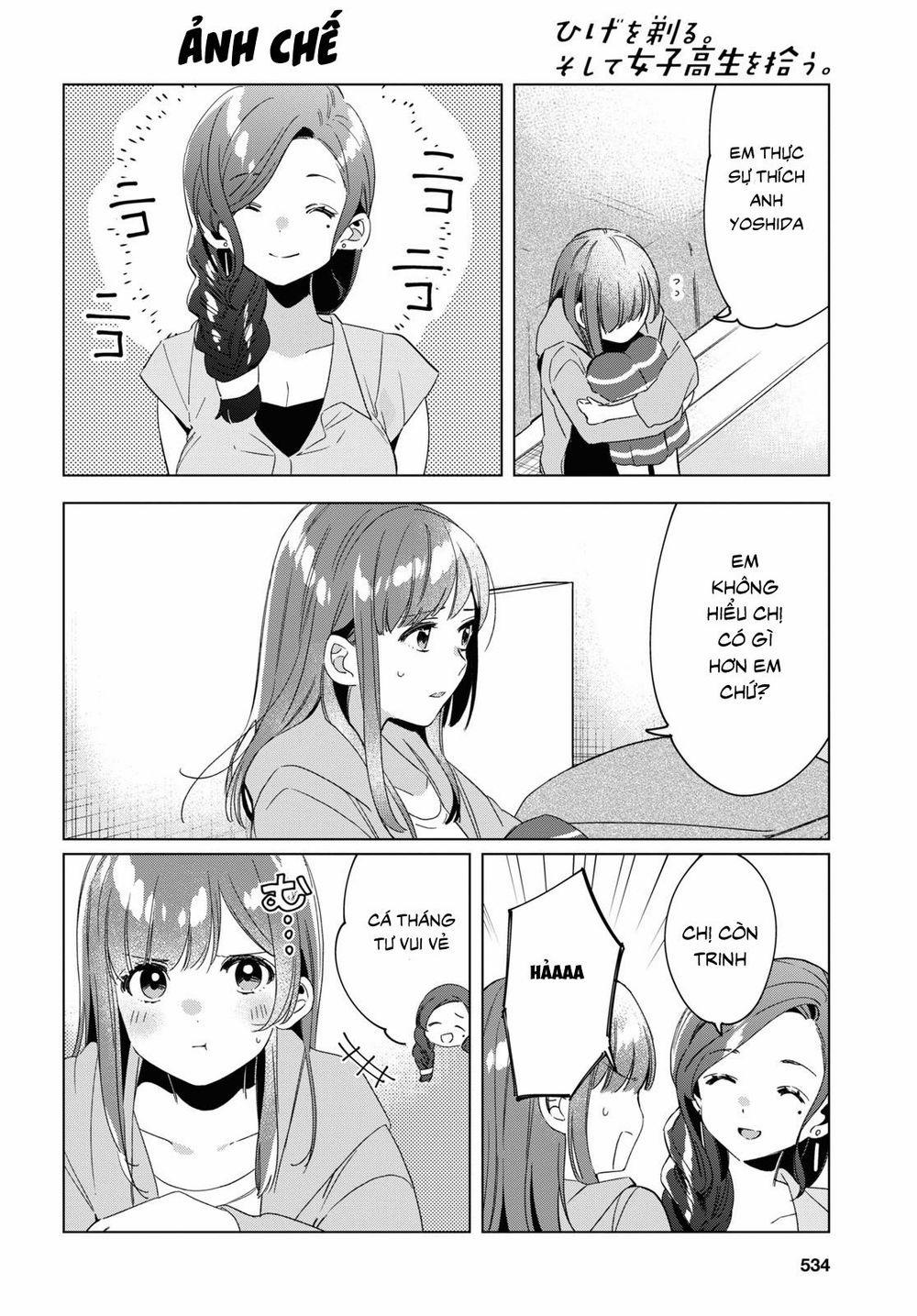 Hige Wo Soru. Soshite Joshikosei Wo Hirou 16 trang 42