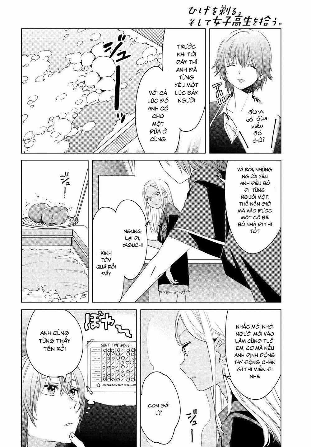 Hige Wo Soru. Soshite Joshikosei Wo Hirou 18 trang 15