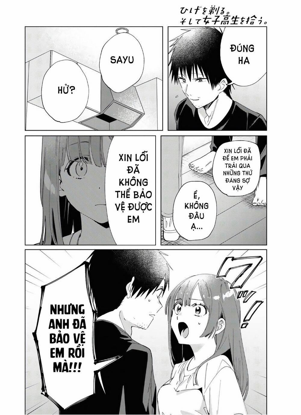 Hige Wo Soru. Soshite Joshikosei Wo Hirou 25 trang 9