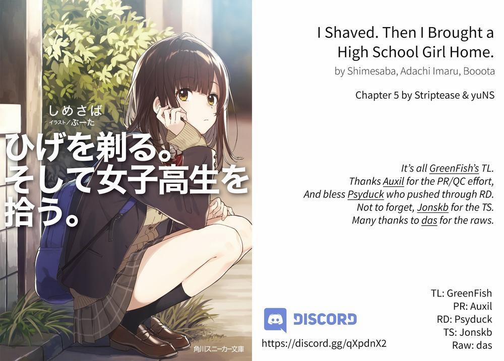 Hige Wo Soru. Soshite Joshikosei Wo Hirou 5 trang 1