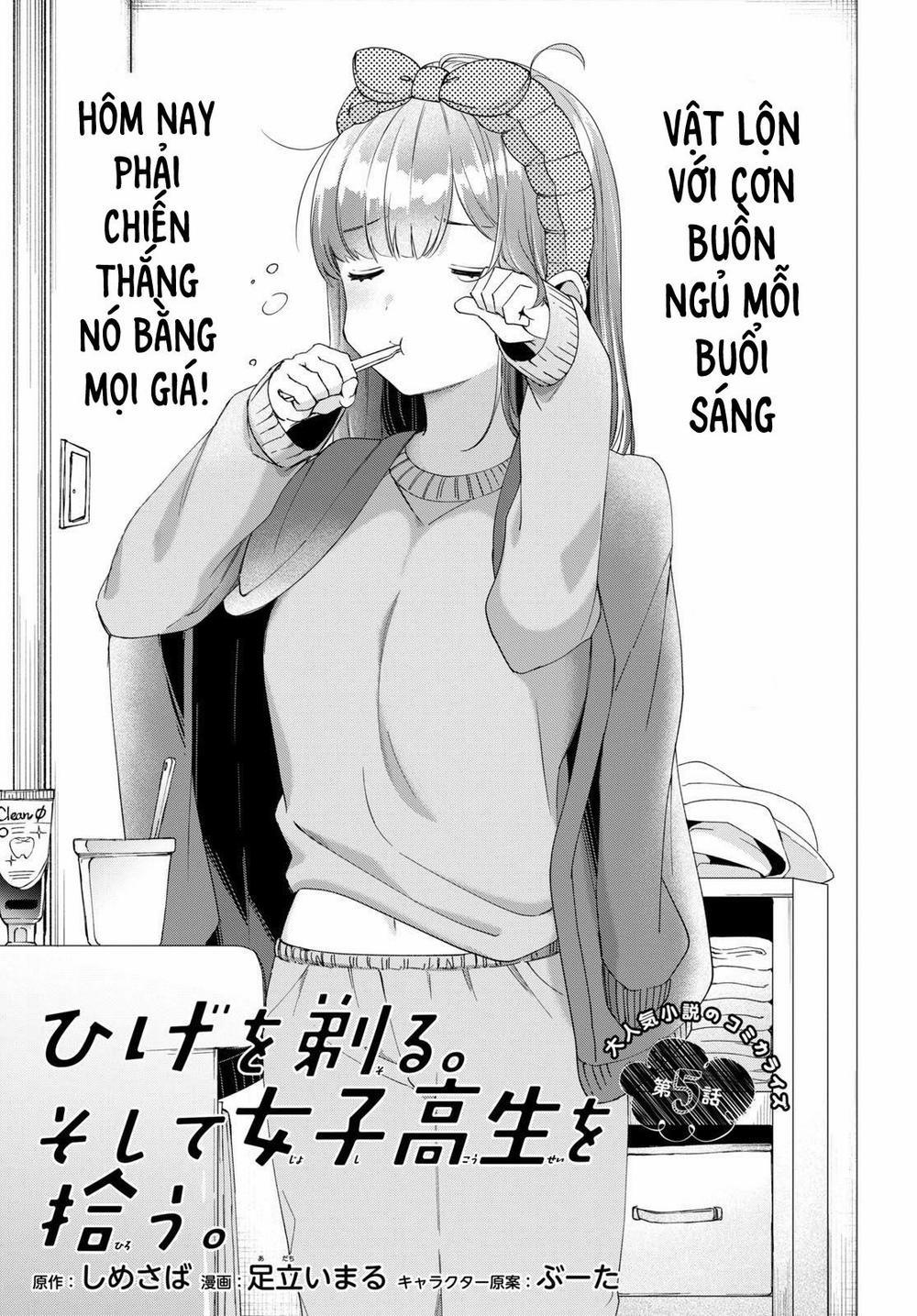 Hige Wo Soru. Soshite Joshikosei Wo Hirou 5 trang 6