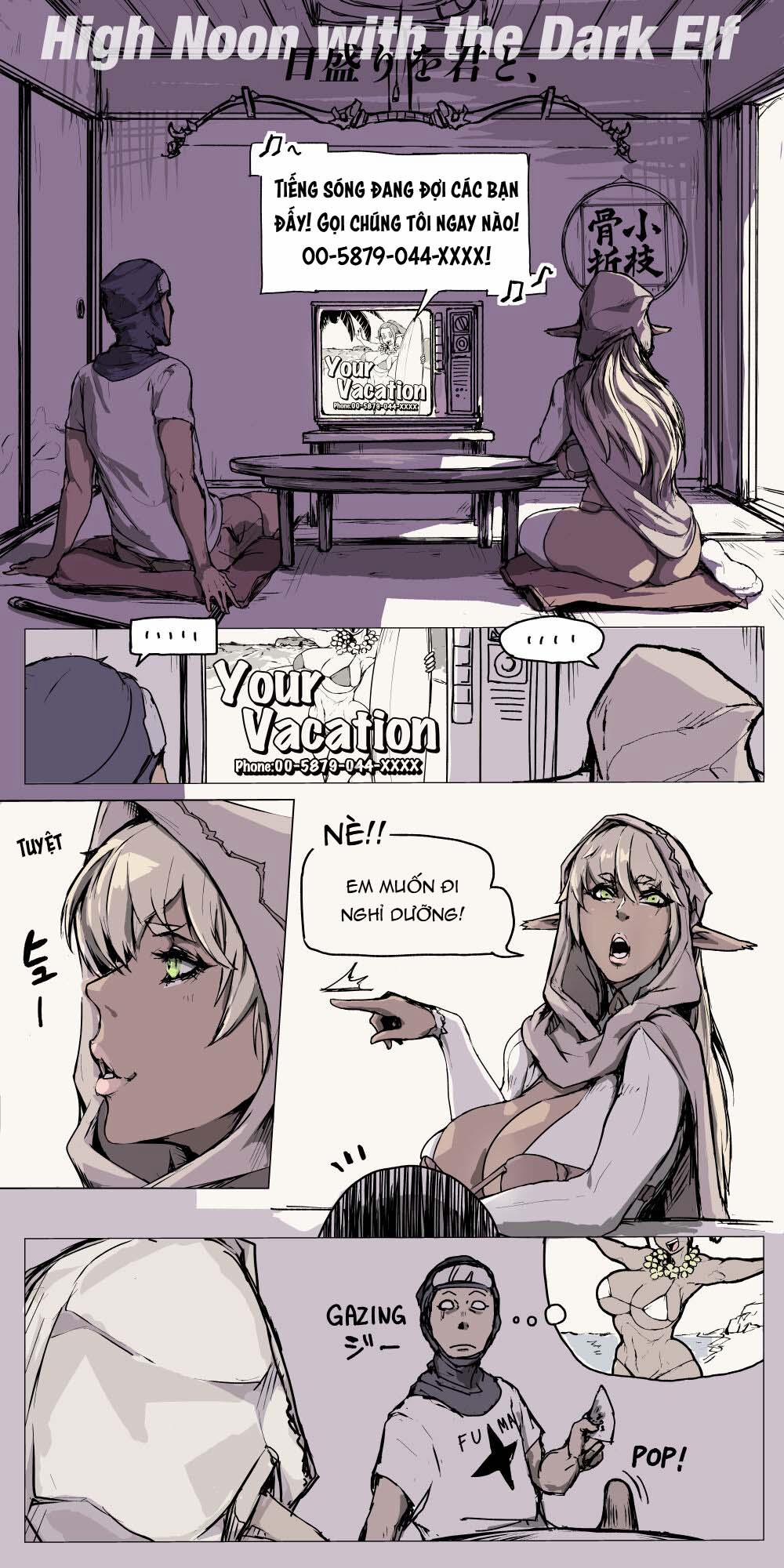 High Noon with the Dark Elf Oneshot. trang 1