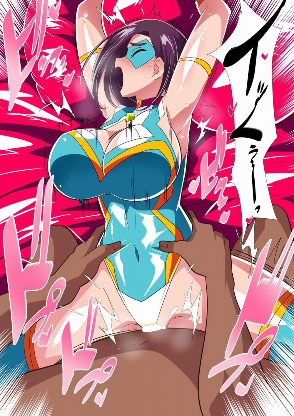 Hitozuma Choujin Mighty Madam! VS Saiin Yarichin Kaijin Zenpen Oneshot trang 38