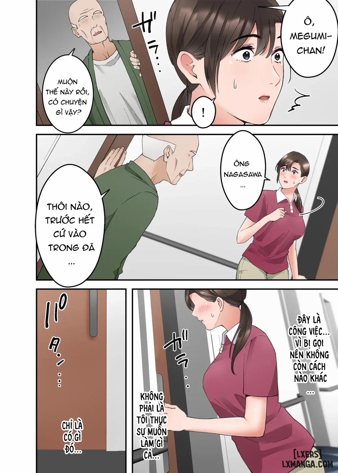 Hitozuma no Kaigoshi ga Yoboyobo Jii-san ni Ikasare Makuru Hanashi Oneshot trang 40