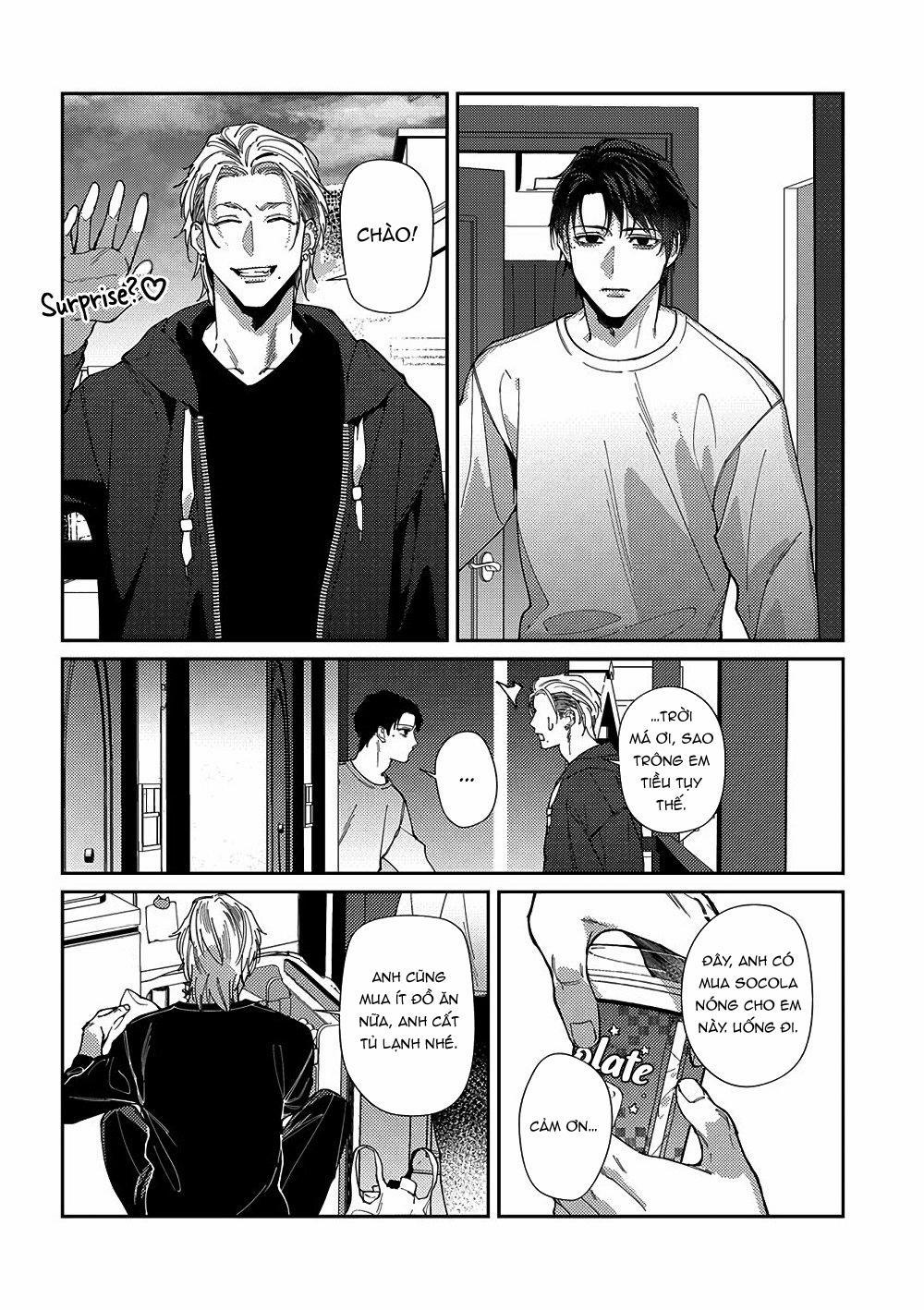 Hoàn cảnh nhà shima chan 9 ngang raw trang 19