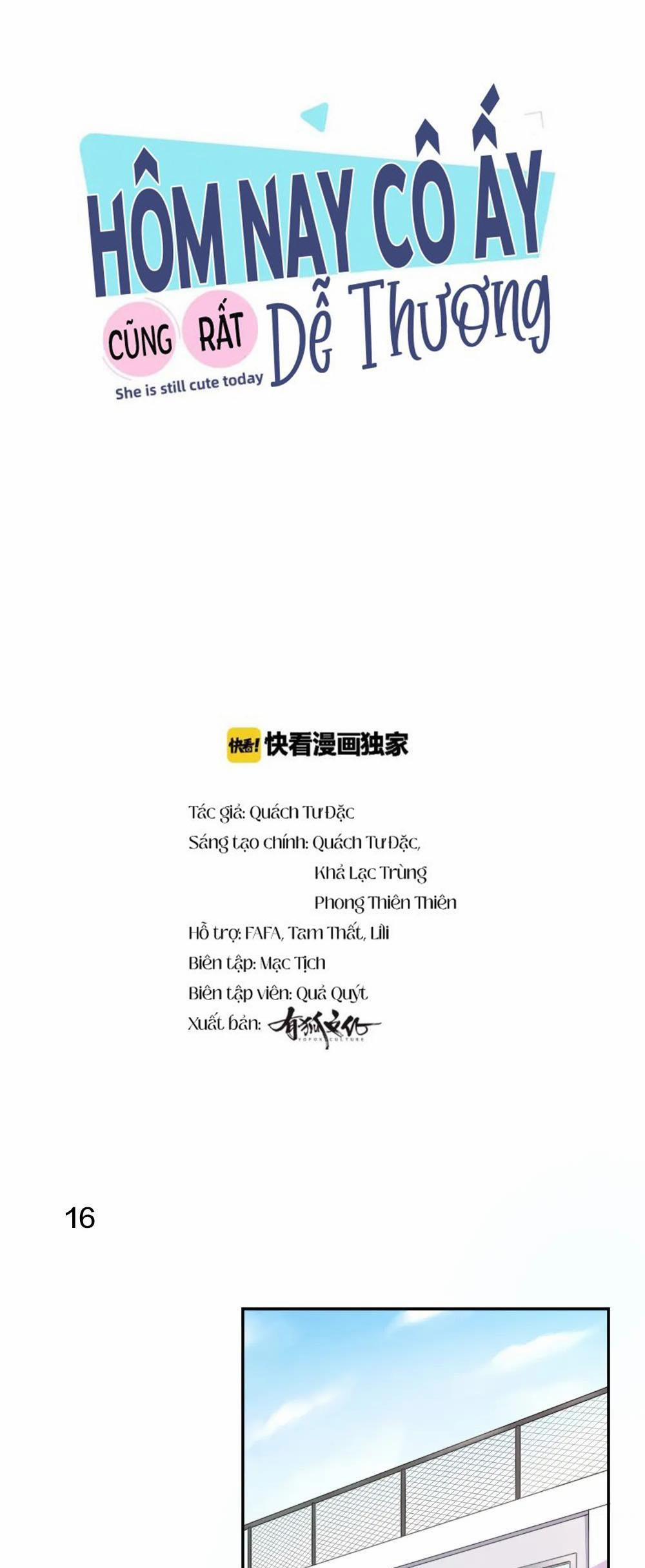 Hôm nay cô ấy cũng rất dễ thương 6 trang 0
