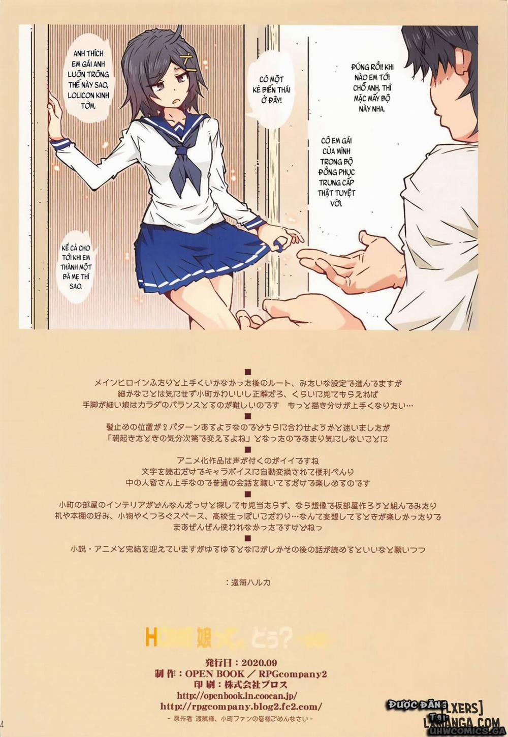 HOME Ko tte Dou -Komachi- Oneshot trang 33