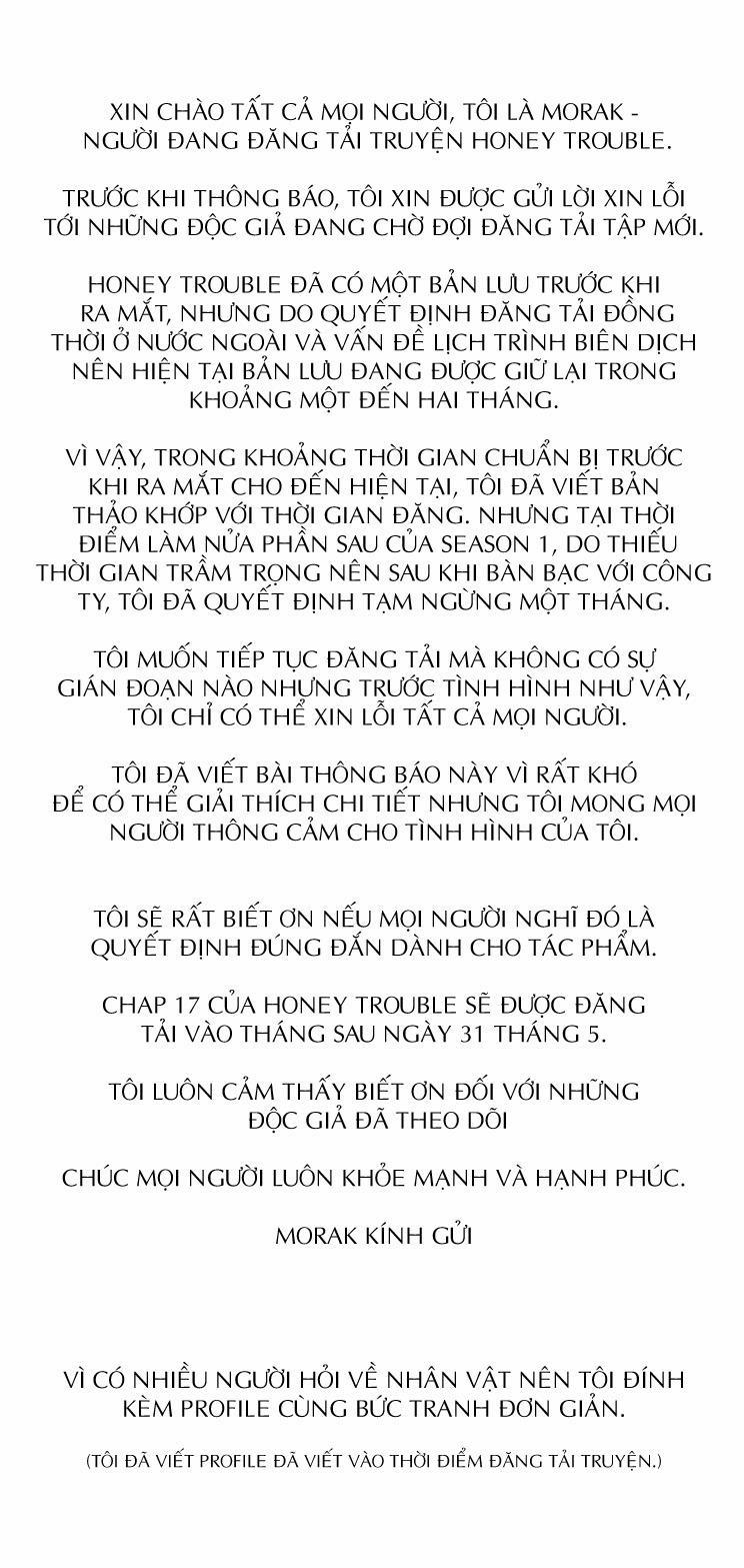 Honey Trouble - Rắc Rối Ngọt Ngào 16.5 trang 1