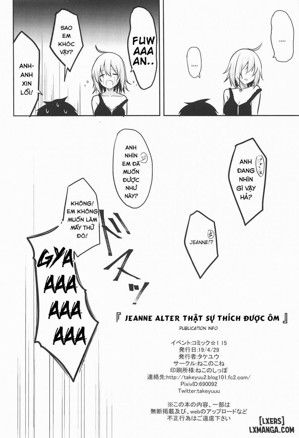 Hontou wa H Shitai Jeanne Alter Oneshot trang 22