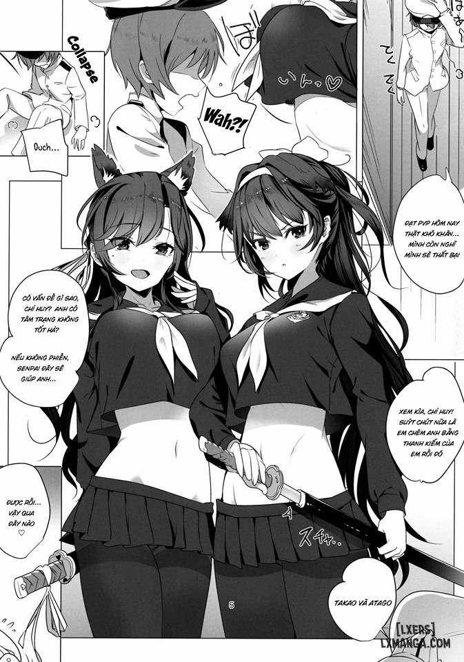Houkago Yuuwaku Takao to Atago 1 trang 3