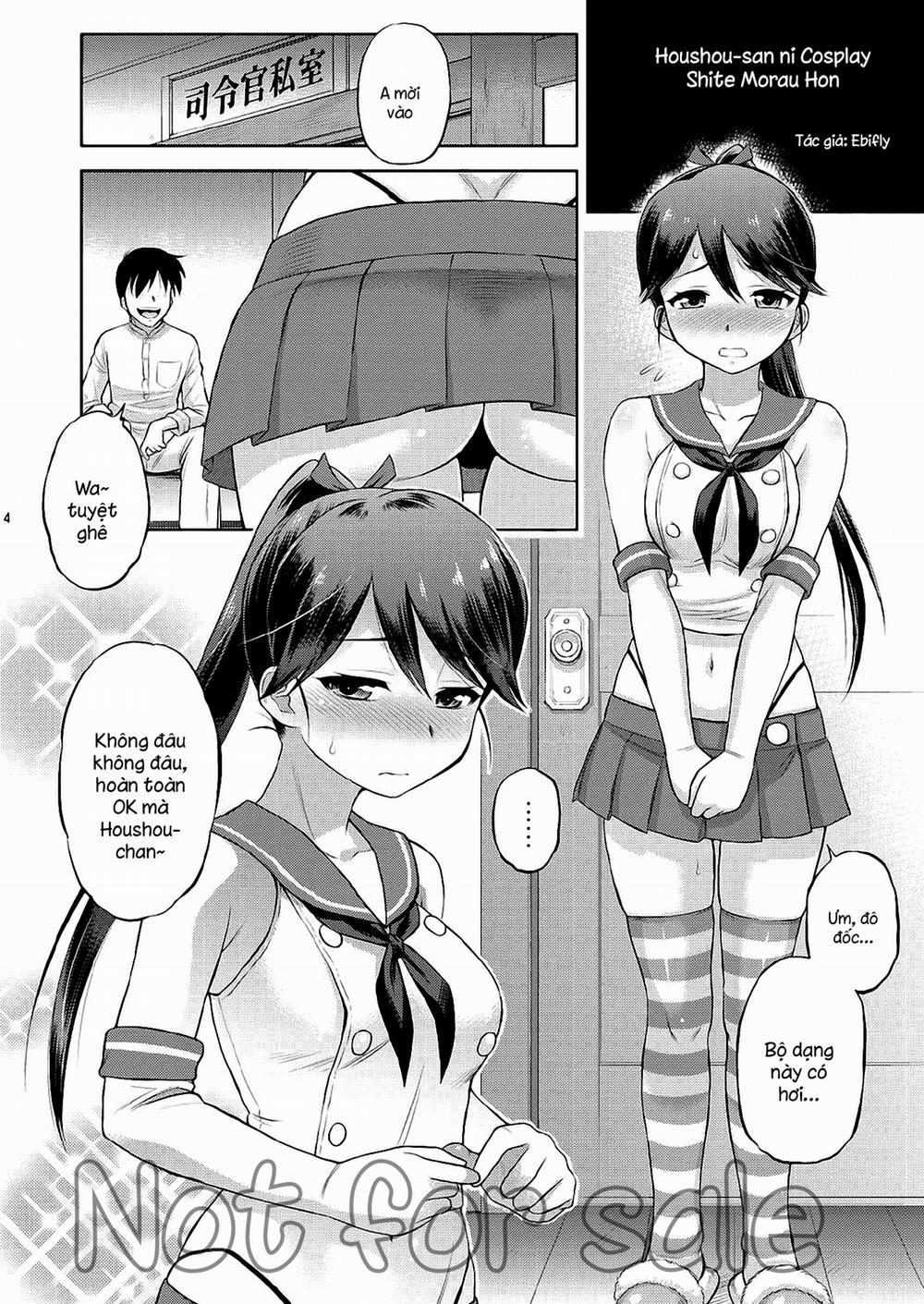 Houshou-san ni Cosplay Shite Morau Hon (Kancolle) Oneshot trang 2