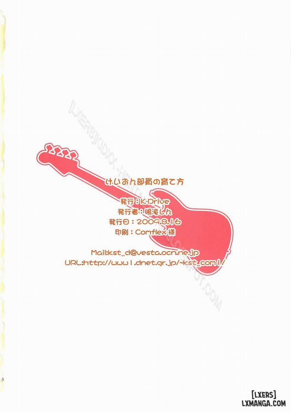 How to bring up K-ON Girl Oneshot trang 16