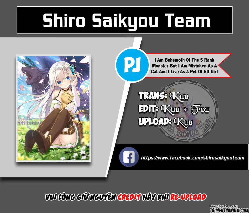 I Am Behemoth Of The S Rank Monster But I Am Mistaken As A Cat And I Live As A Pet Of Elf Girl 2 trang 1