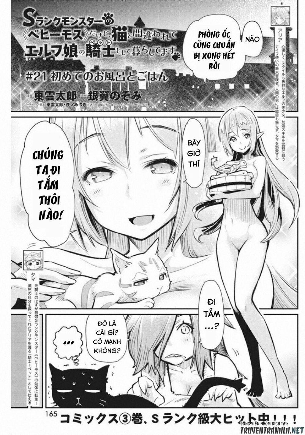 I Am Behemoth Of The S Rank Monster But I Am Mistaken As A Cat And I Live As A Pet Of Elf Girl 21 trang 2