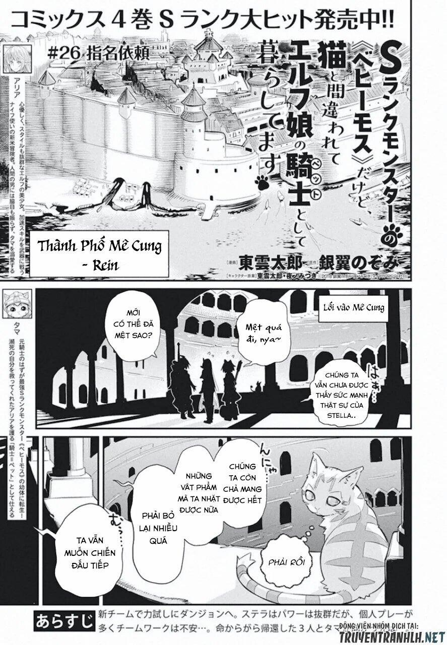 I Am Behemoth Of The S Rank Monster But I Am Mistaken As A Cat And I Live As A Pet Of Elf Girl 26 trang 2