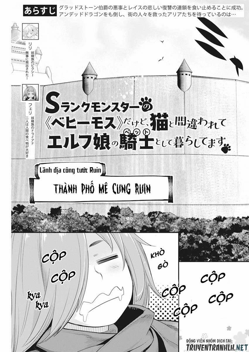 I Am Behemoth Of The S Rank Monster But I Am Mistaken As A Cat And I Live As A Pet Of Elf Girl 37 trang 5