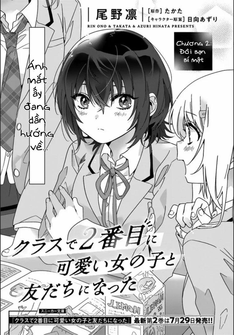 I Became Friends With The Second Cutest Girl In My Class 2 trang 2