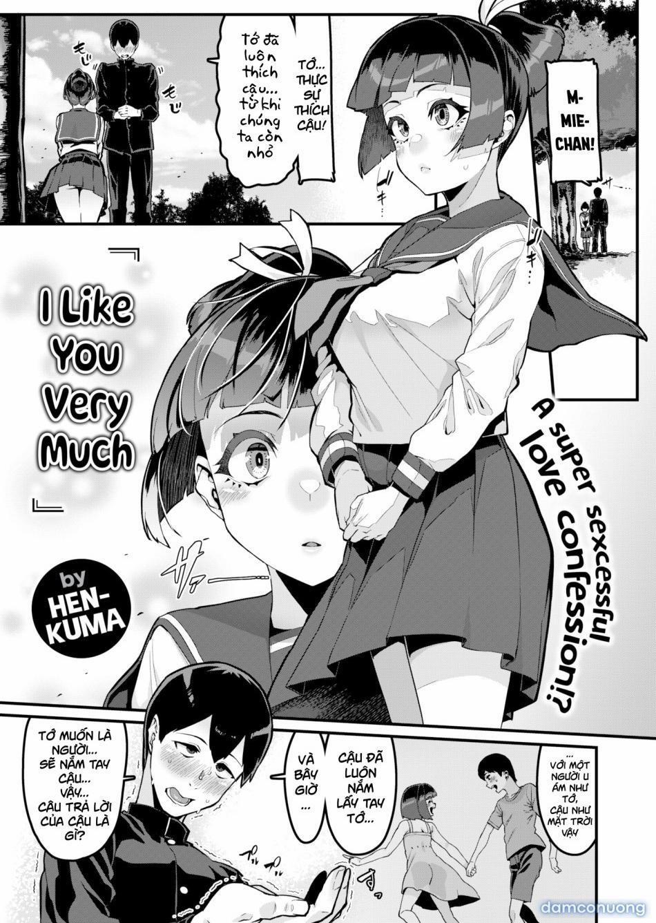 I Like You Very Much OneShot trang 0