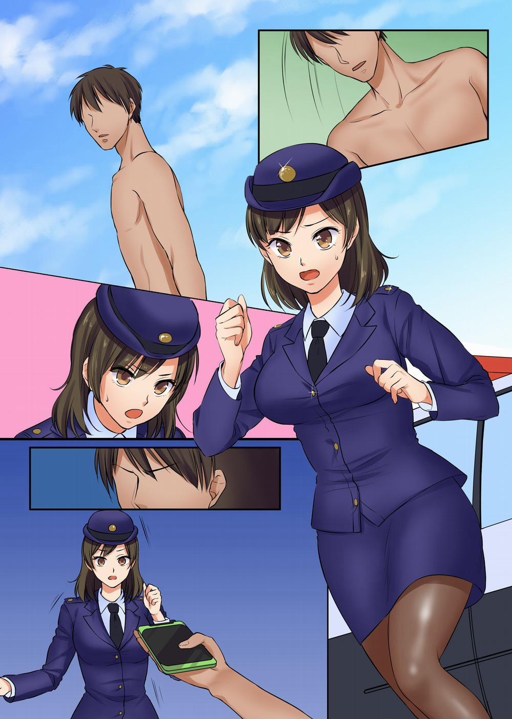 I Used A Futuristic Device To Take Away A Lady Cop and Nurse's Free Will Oneshot trang 13