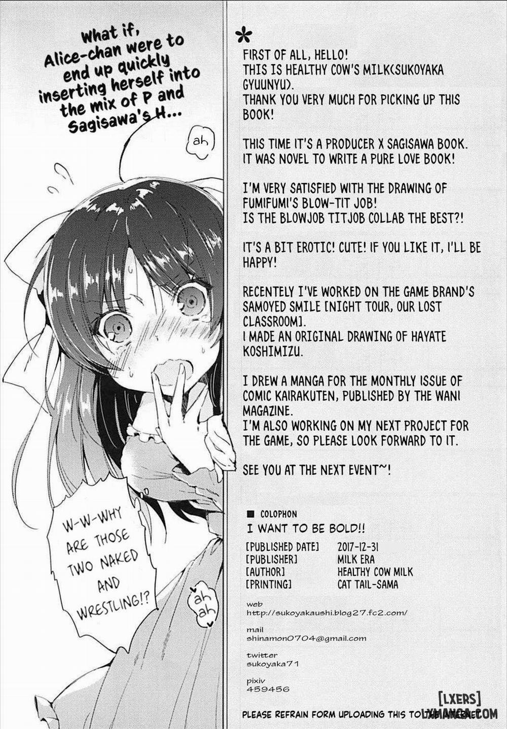 I Want to be Bold!! Oneshot trang 17