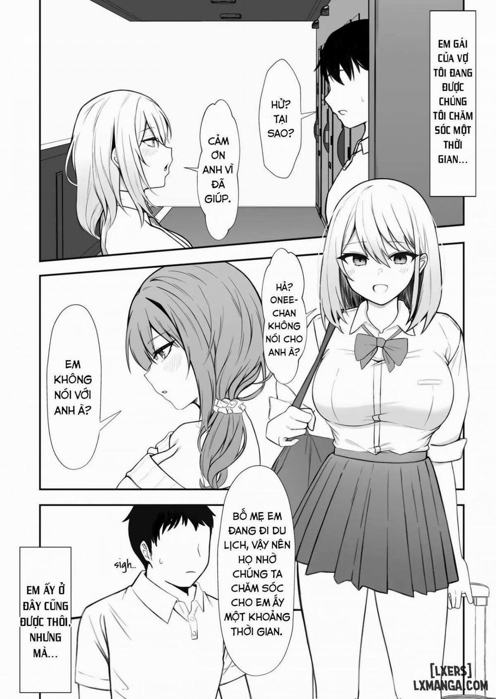 Ie ni Yattekita Gimai ga Erosugite Tsuma ni Kakurete Yarimakuri Oneshot trang 4