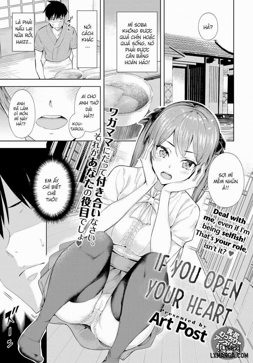 If You Open Your Heart Oneshot trang 0