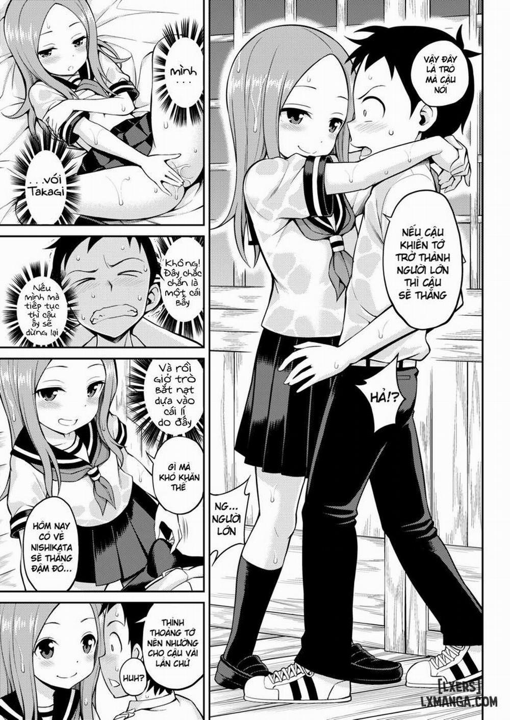Ijikuri Jouzu no Takagi-san Oneshot trang 4