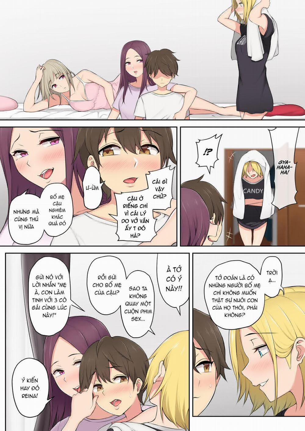 Imaizumi đưa cả bầy Gyaru về nhà mình 1 trang 52