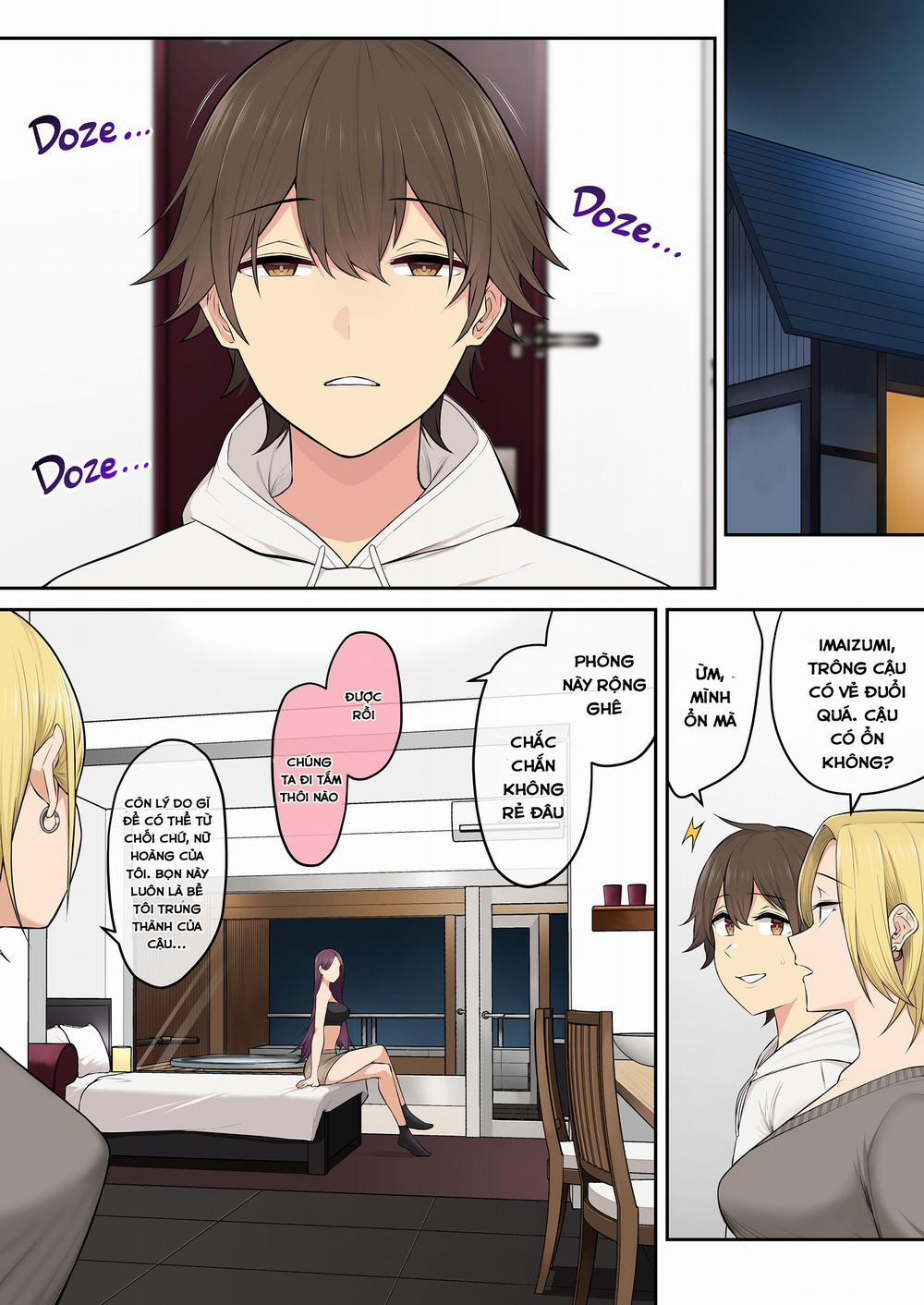 Imaizumi đưa cả bầy Gyaru về nhà mình 5 trang 12