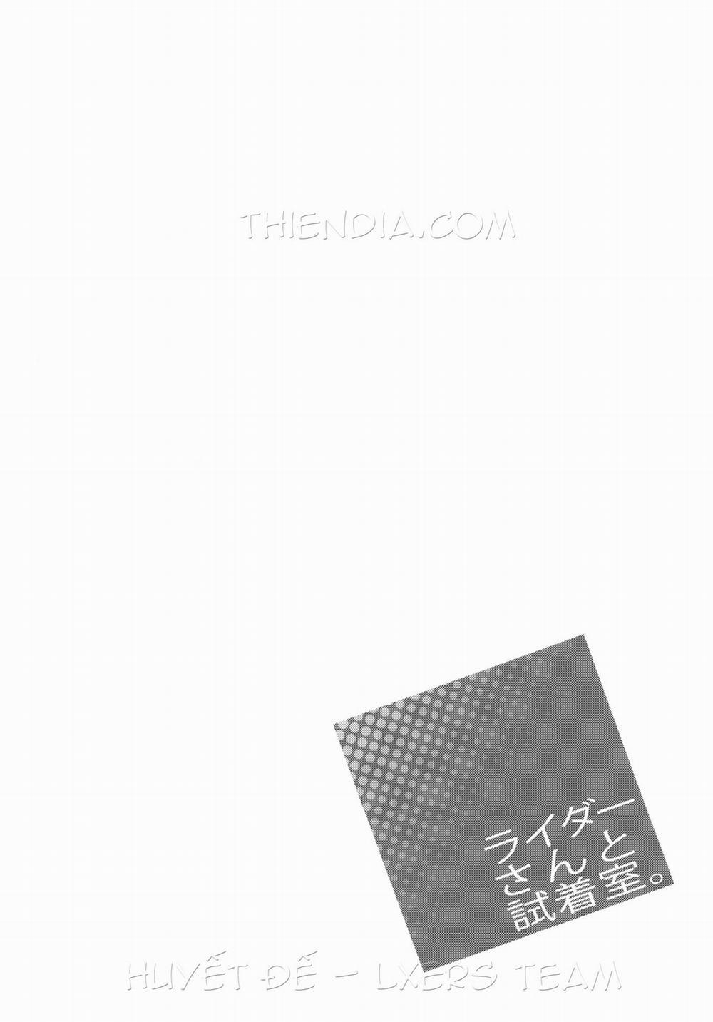 In the Dressing Room with Rider-san (Fate Stay Night) Oneshot trang 20