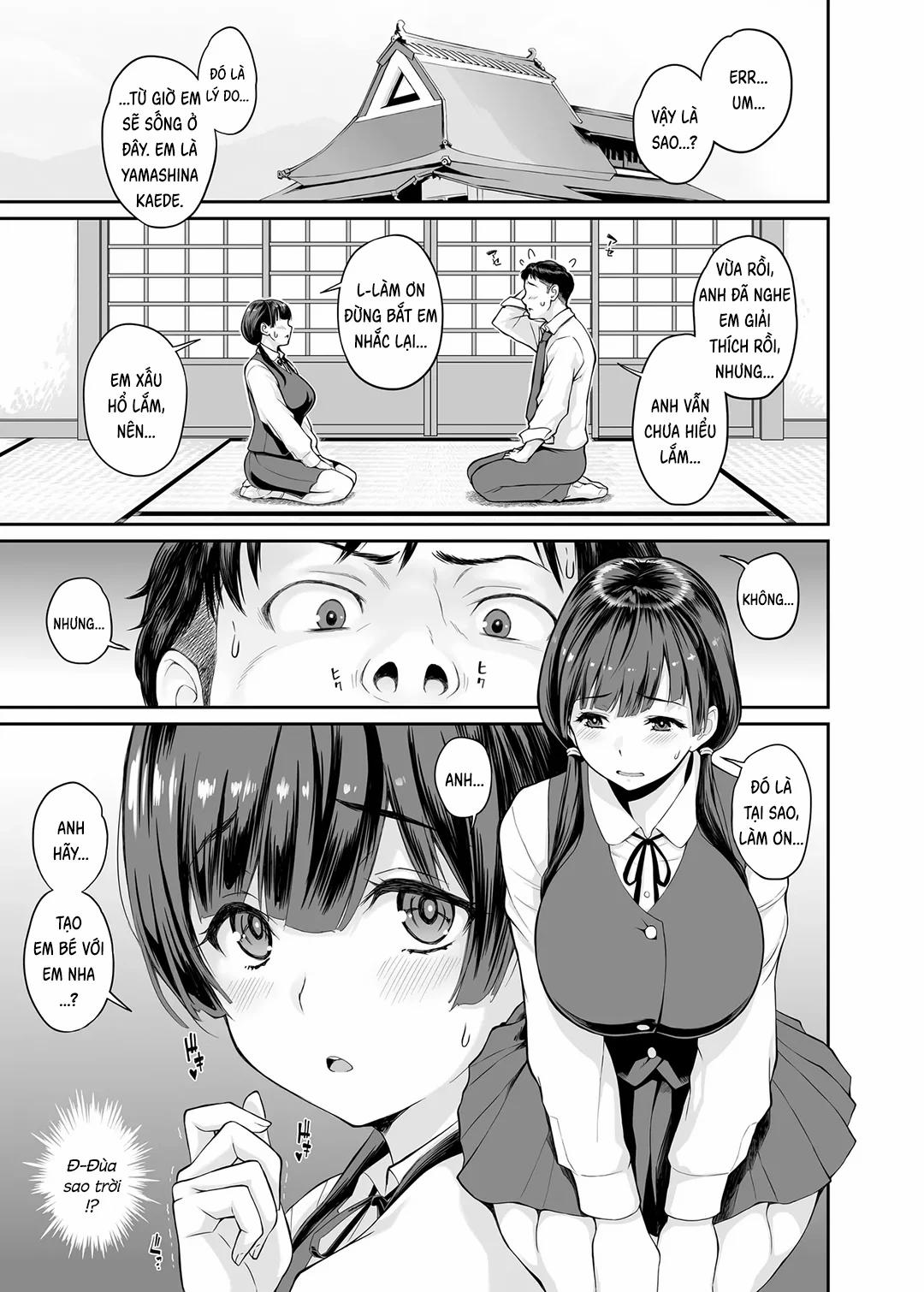 Inaka Seikatsu Kozukuri Ganbou JK Tsuki Bukken Oneshot trang 4