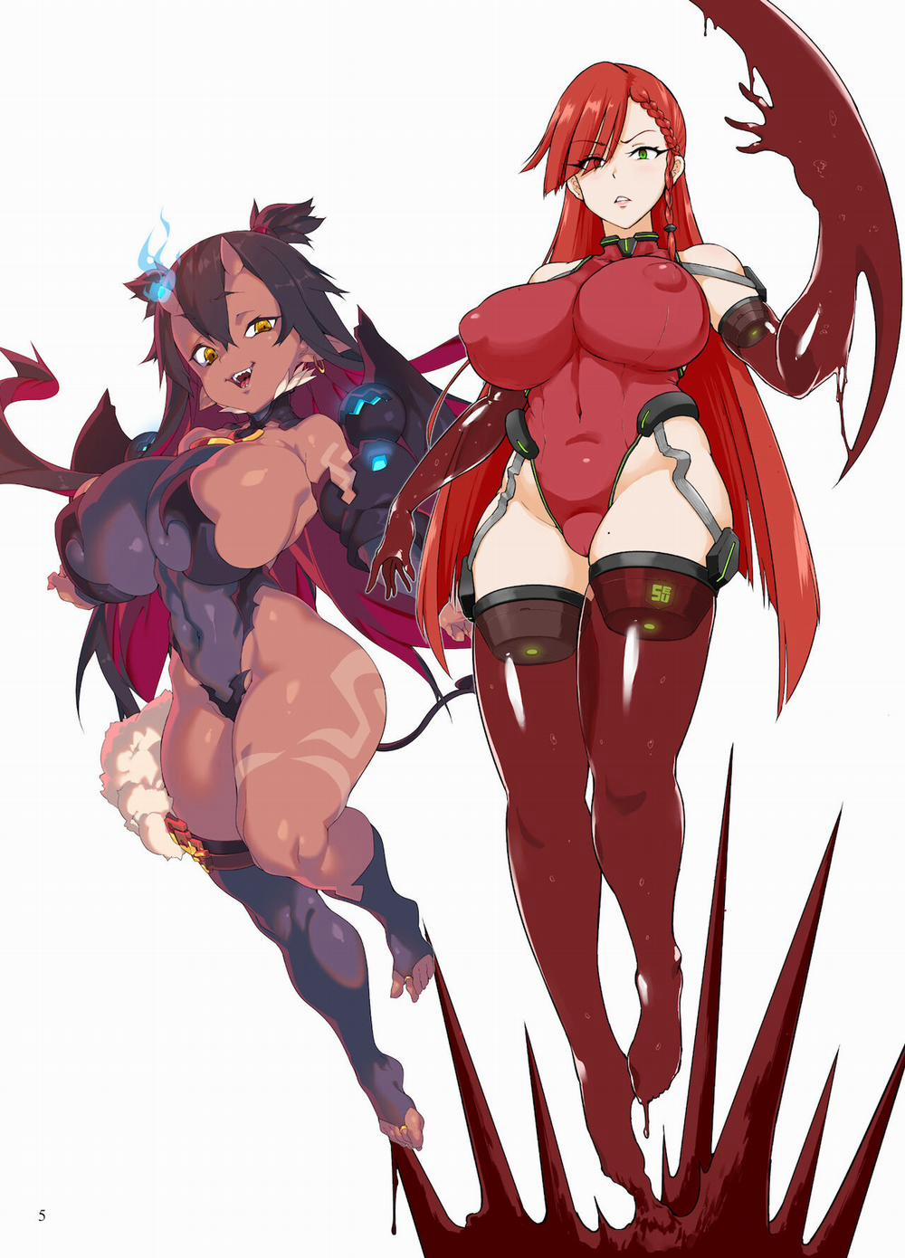 Inousha Shoujo Kesson Goudou II―Reunion of the Heroes 1 trang 6