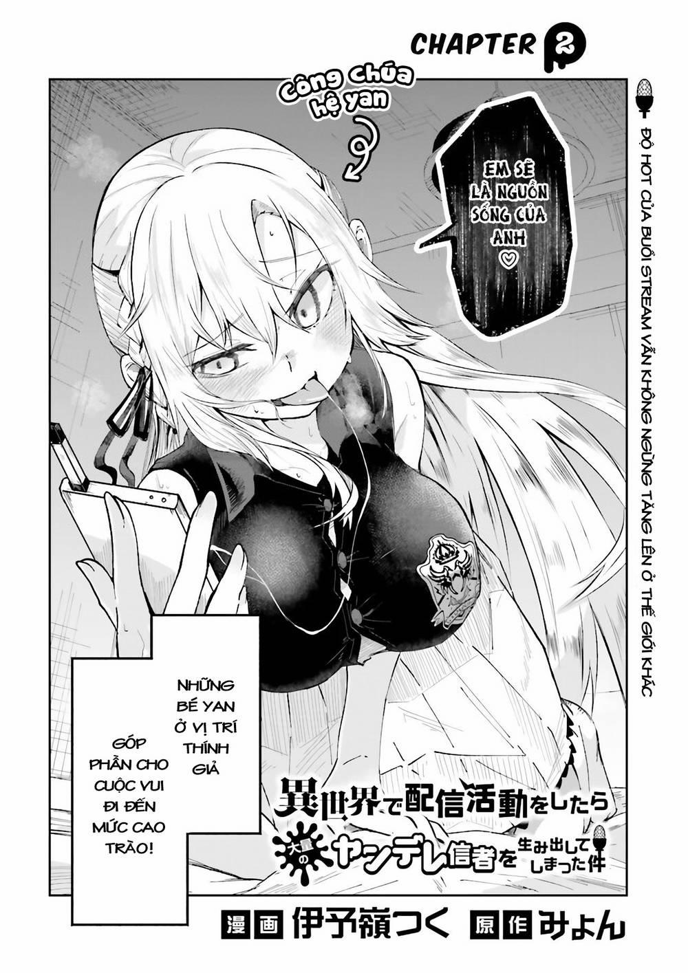 Isekai De Haishin Katsudou Wo Shitara Tairyou No Yandere Shinja Wo Umidashite Shimatta Ken 2 trang 1