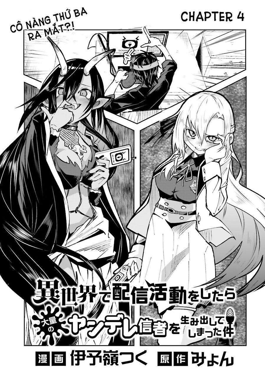 Isekai De Haishin Katsudou Wo Shitara Tairyou No Yandere Shinja Wo Umidashite Shimatta Ken 4.3 trang 0