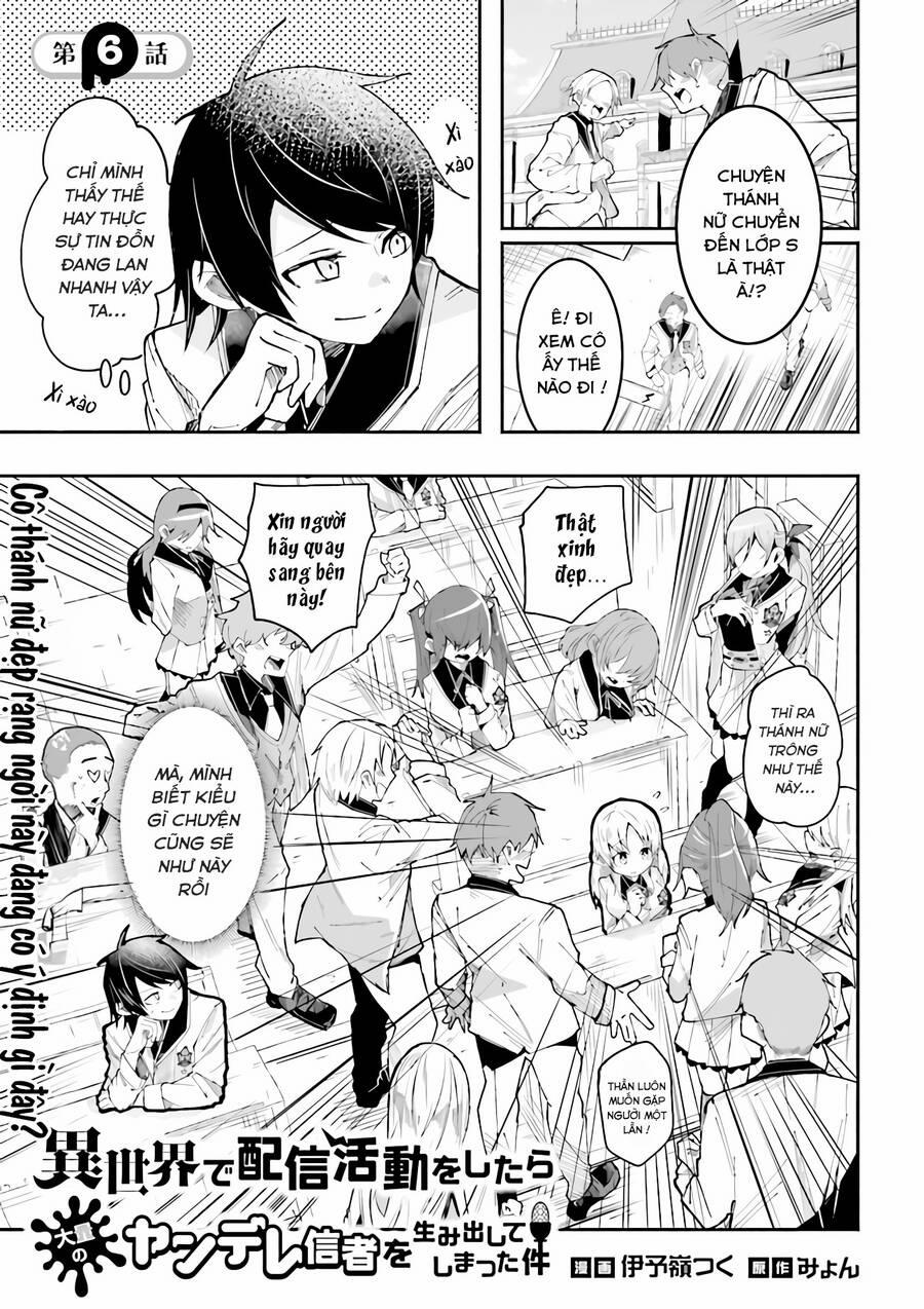 Isekai De Haishin Katsudou Wo Shitara Tairyou No Yandere Shinja Wo Umidashite Shimatta Ken 6 trang 0