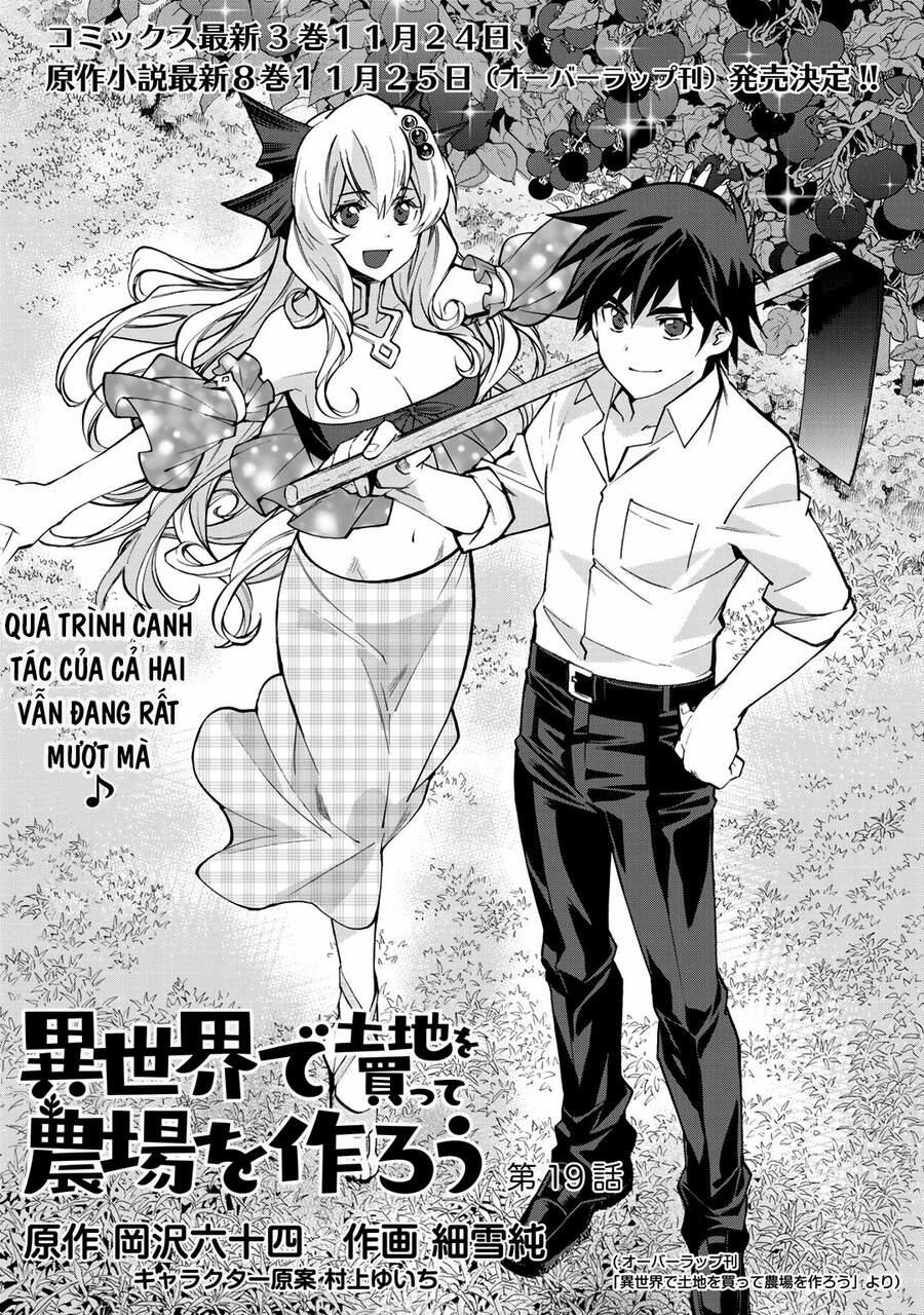 Isekai De Tochi O Katte Noujou O Tsukurou 19 trang 1