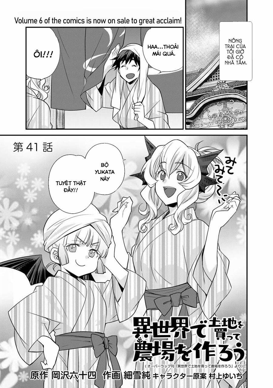 Isekai De Tochi O Katte Noujou O Tsukurou 41 trang 1