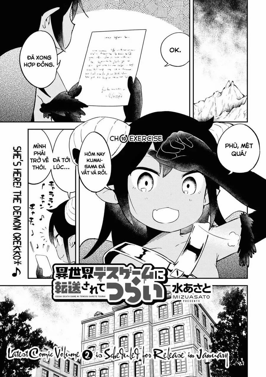 Isekai Death Game Ni Tensou Sarete Tsurai 10 trang 1