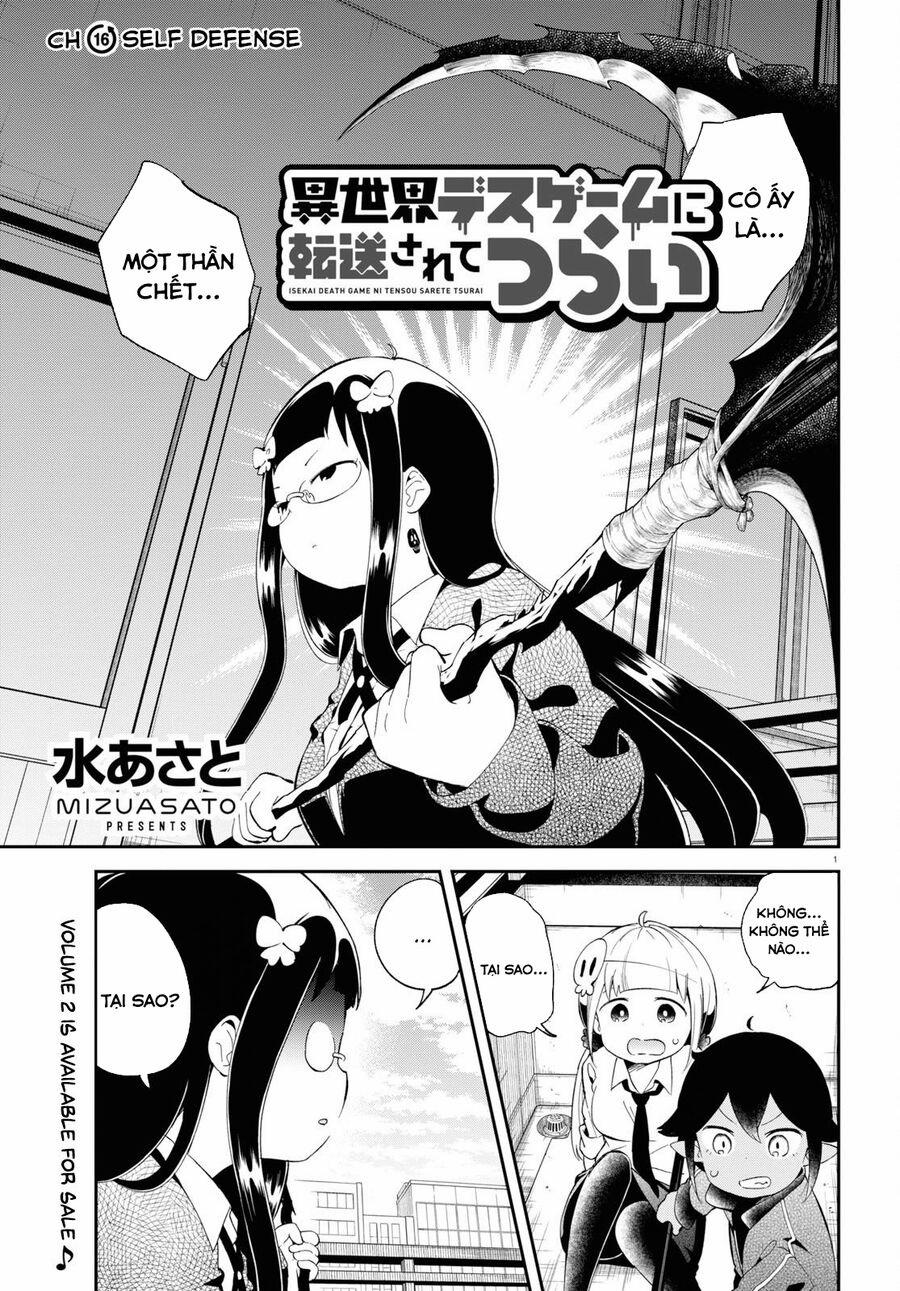 Isekai Death Game Ni Tensou Sarete Tsurai 16 trang 1