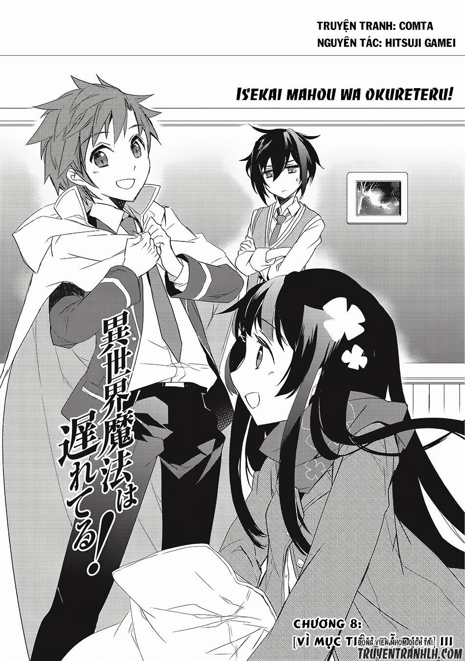 Isekai Mahou Wa Okureteru! 8 trang 1