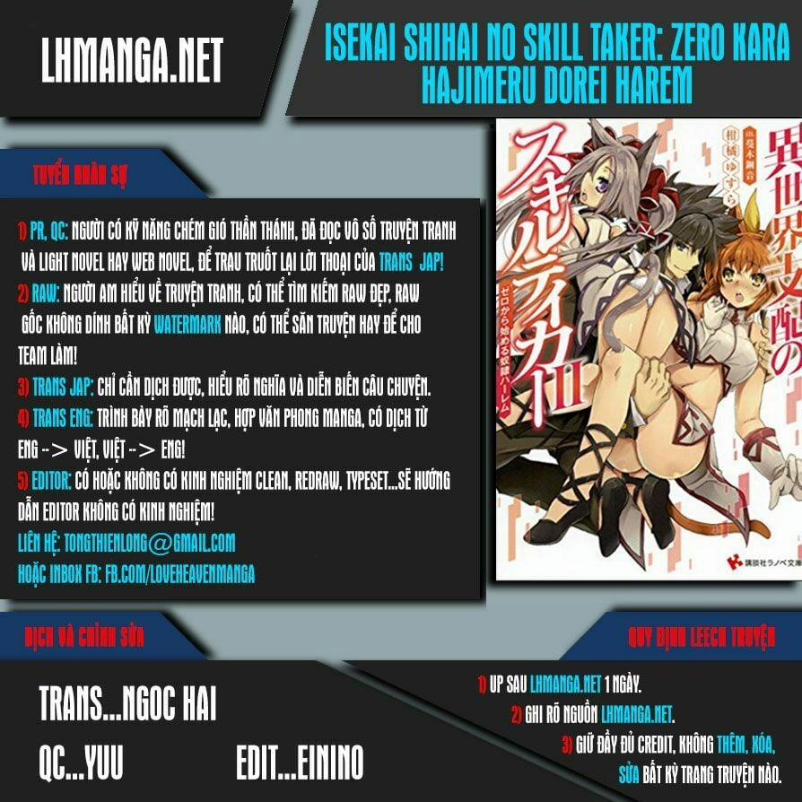 Isekai Shihai No Skill Taker: Zero Kara Hajimeru Dorei Harem 2 trang 0