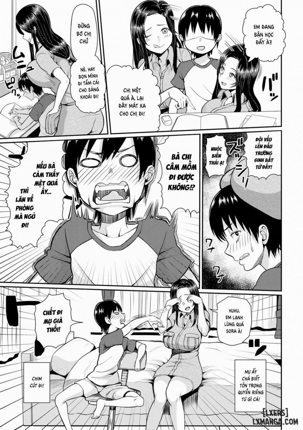 Isourou JD to Shota Boy Freeloader College Girl and Shota Boy Oneshot trang 4