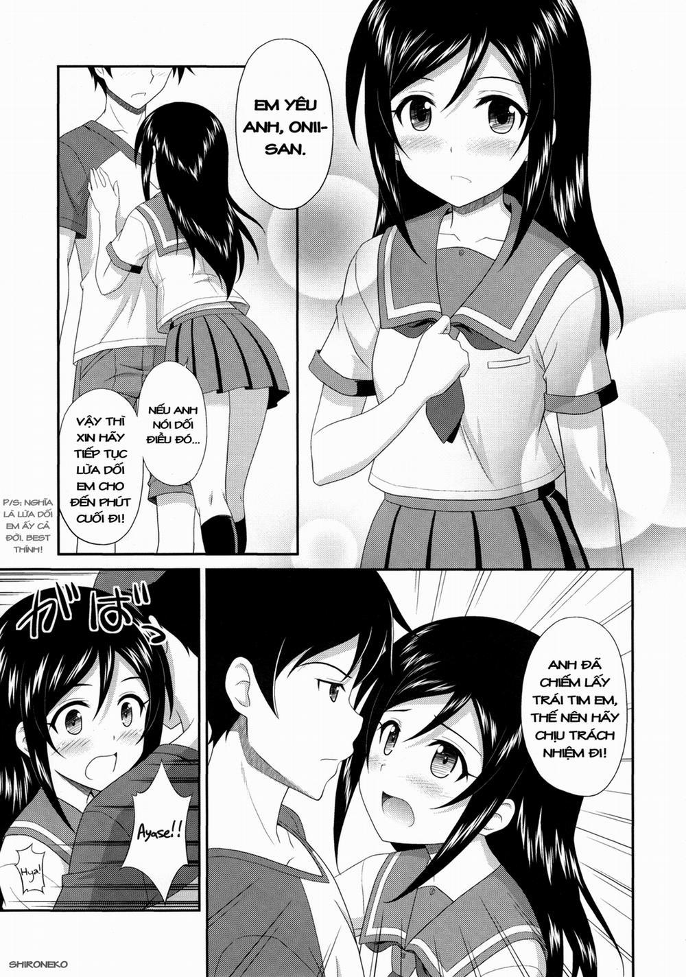 Itoshii Ore no Tenshi ga Maji Tenshi (Ore no Imouto ga Konnani Kawaii Wake ga Nai) Oneshot trang 6