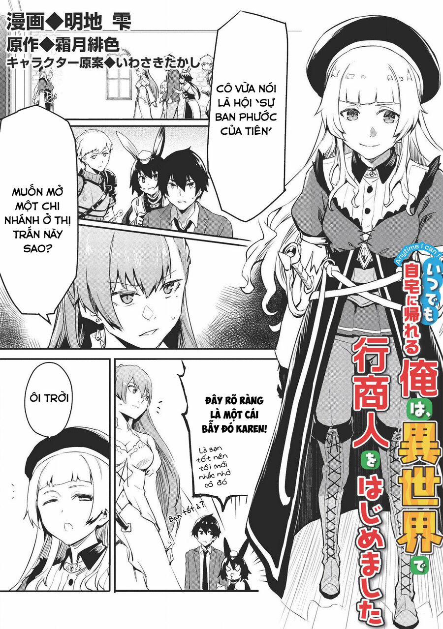 Itsudemo Jitaku Ni Kaerareru Ore Wa, Isekai De Gyoushounin O Hajimemashita 17 trang 1