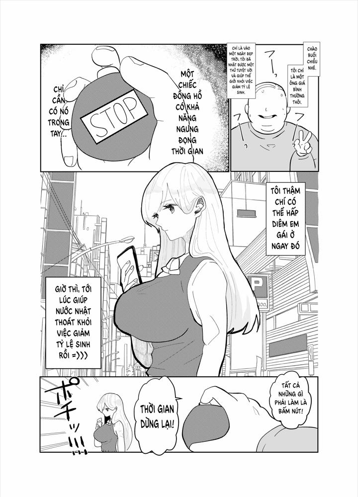 Jikan Yo Tomare! Tokitome Oji-San No Kozukuri Keikaku 1 Phần 1 trang 3