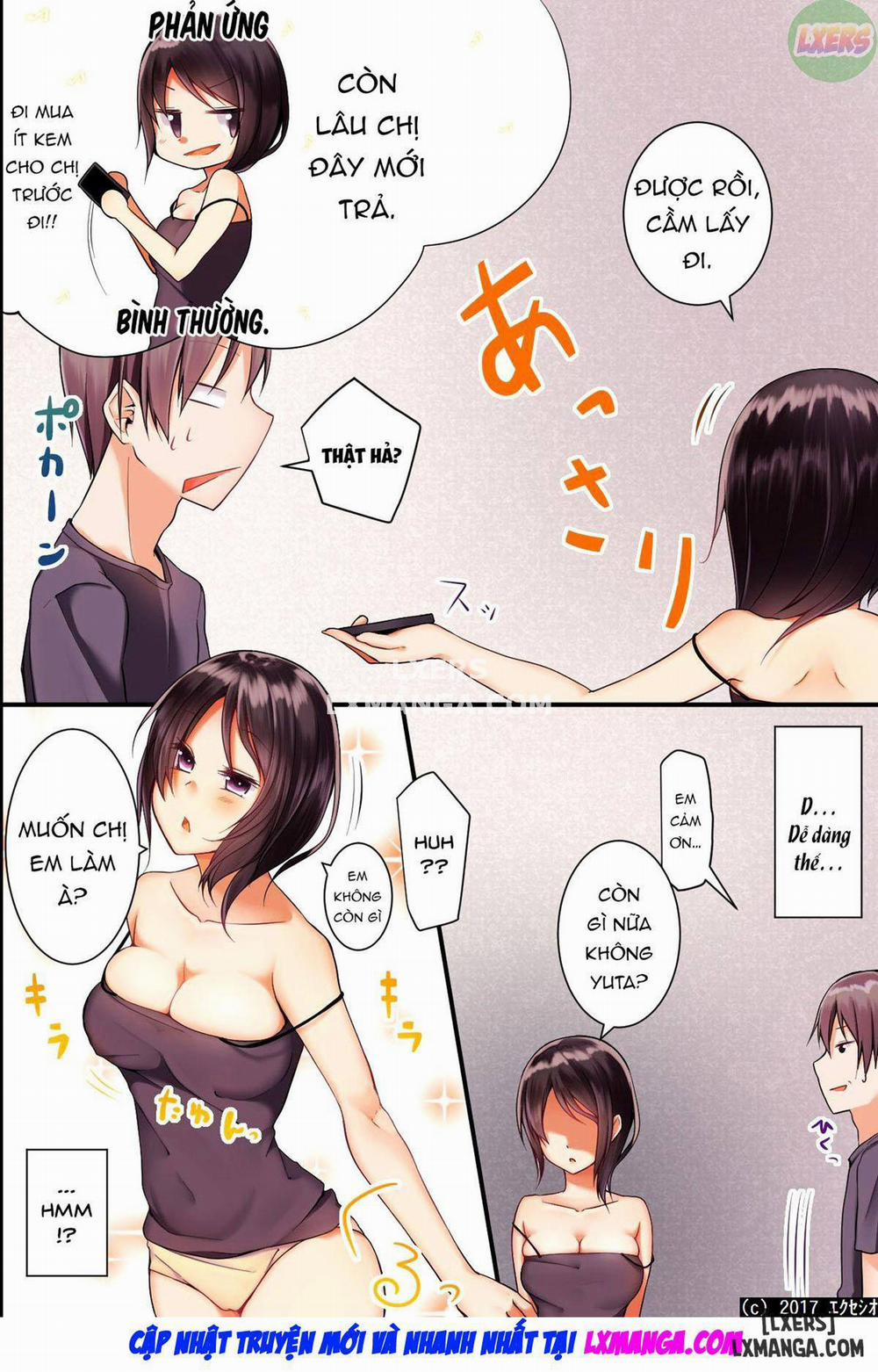Jikochuu na Kyonyuu Ane to Hinnyuu Imouto Oneshot trang 10